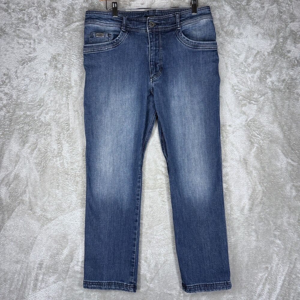 Kuhl Denim Klassik Jeans Mens 34x30 (Fits 33x28) Performance Stretch Indigo Dye